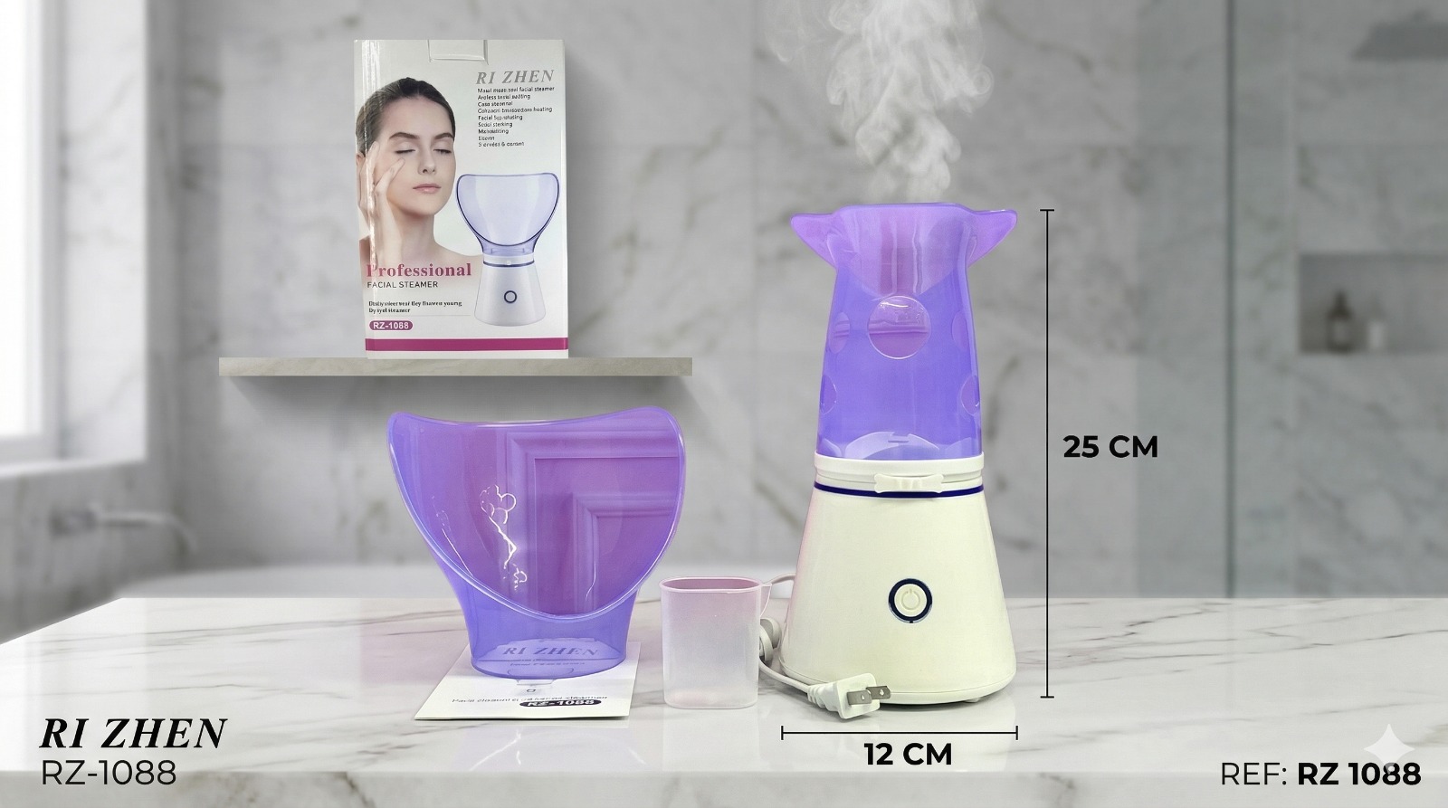 Vaporizador Facial Iónico  ✨🧖‍♀️
