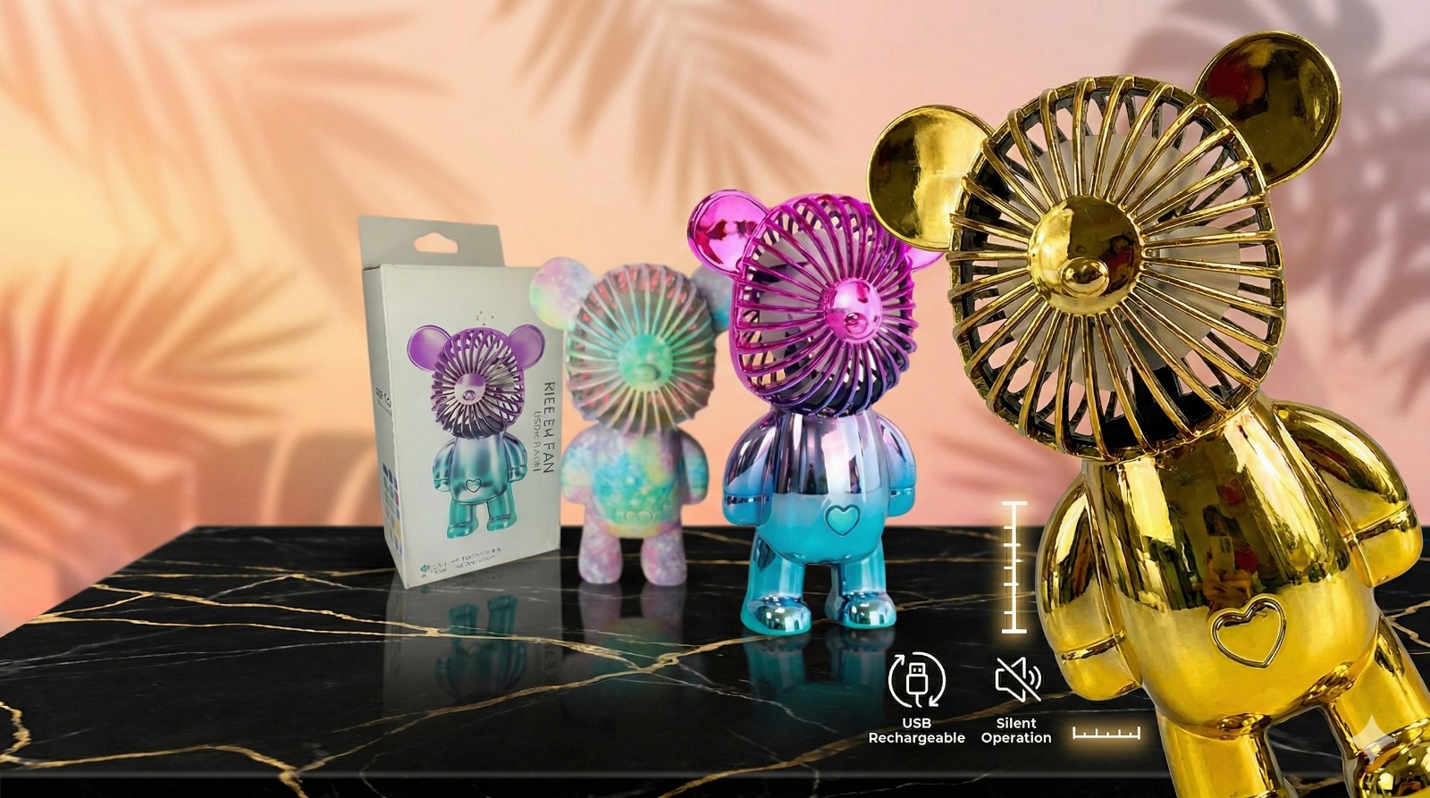 Rechargeable Bear Ventilator ️