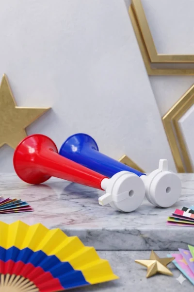 Vuvuzela Colombia 27 cm  ✨🇨🇴🎺