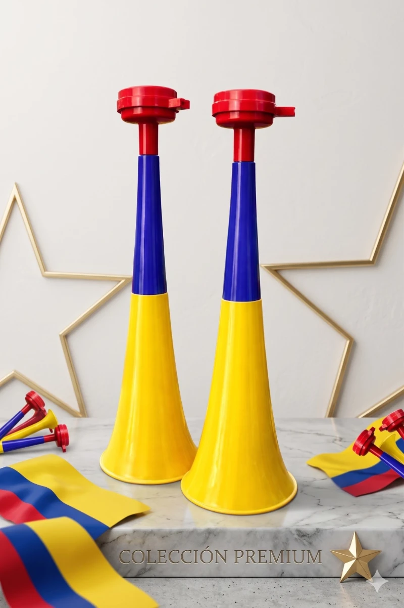 Vuvuzela Colombia 35.5 cm  ✨🇨🇴🎺