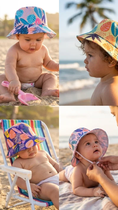 Gorro Playero bebé (0-1año)