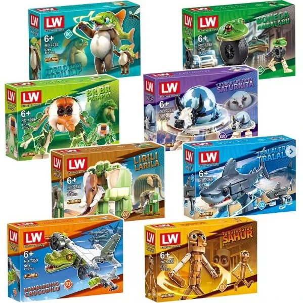Lego memes italiano caja desarmada