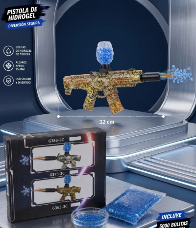 Pistola de hidrogel con laser
