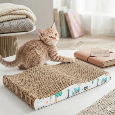 Rascador para Gatos Ondulado ✨🐈🐾