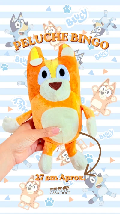 Muñeco de Peluche Bingo 27 cm Aprox