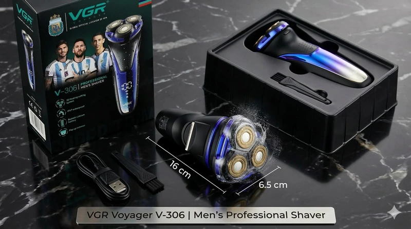 Barbera VGR 3 Discos V-306 ✨🪒🔋