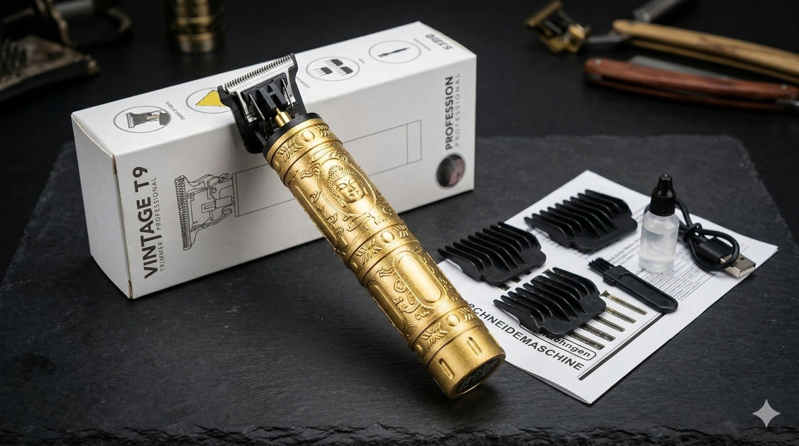 Barbera Vintage T9 Recargable ✨🪒🔋