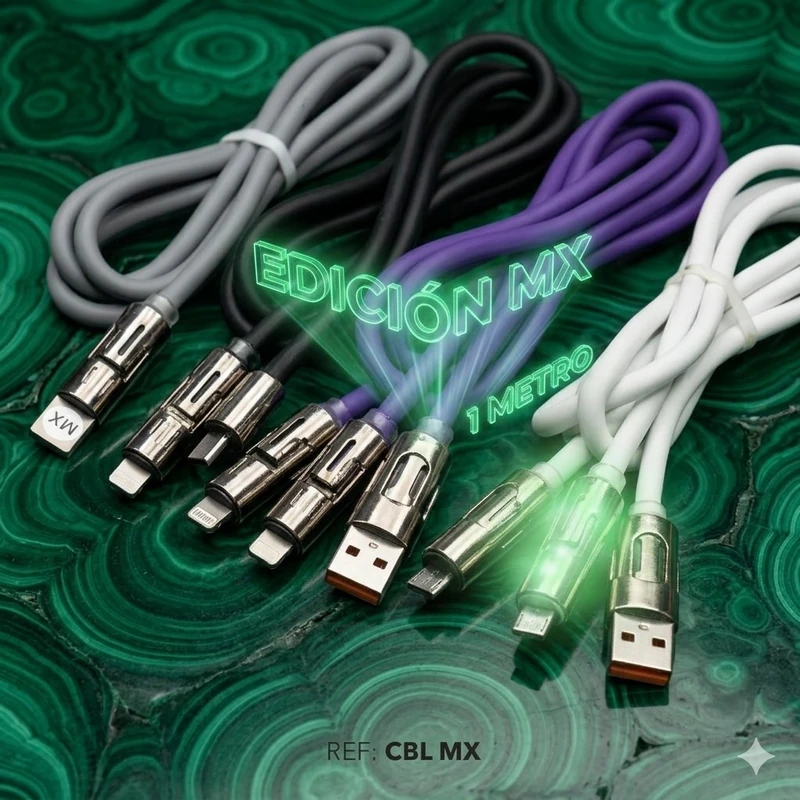 Cable 2 en 1 iPhone + Tipo C ✨📲🔌