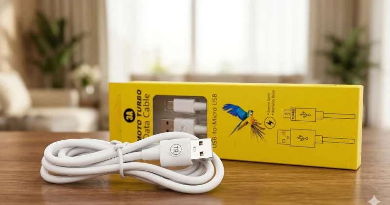 Cable Moto Turbo 3A V8 MT ✨⚡🔌