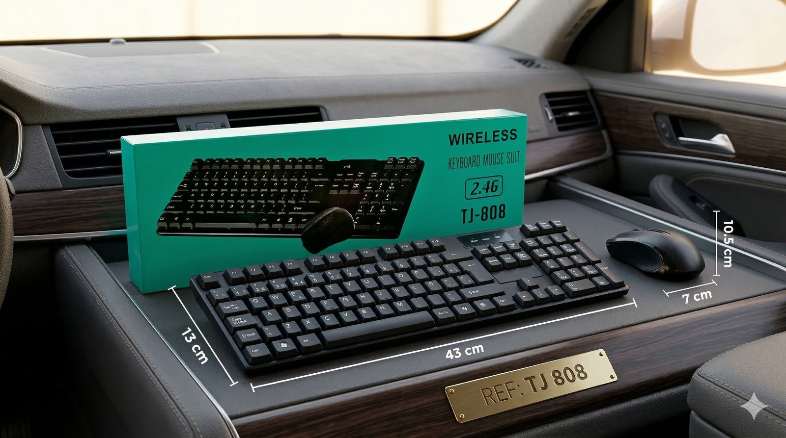 Combo Teclado + Mouse Inalámbrico TJ-808 ✨⌨️🖱️