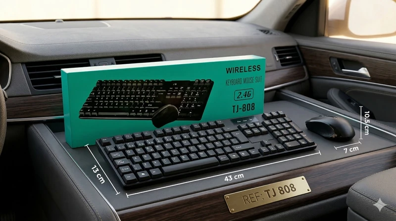 Combo Teclado + Mouse Inalámbrico TJ-808 ✨⌨️🖱️
