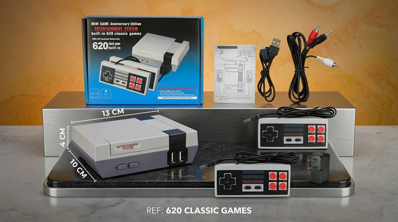 Consola Retro Mini 620 Classic Games ✨🎮📺