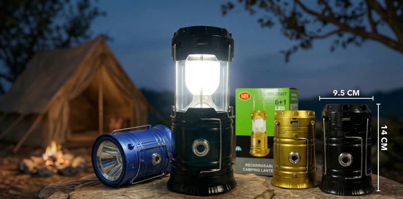 Lámpara Caperusa Recarga Solar ✨☀️🔦