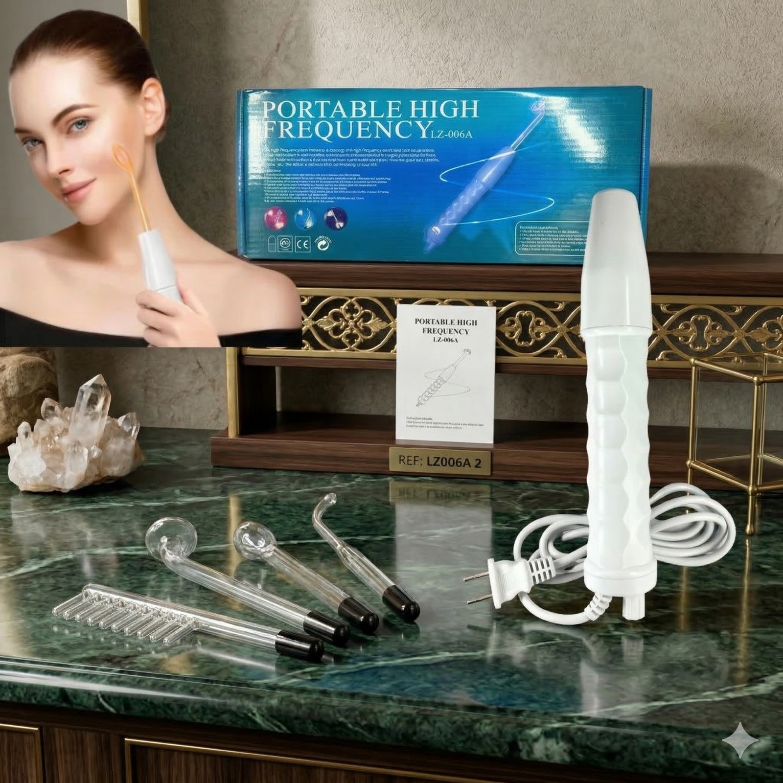 Masajeador Alta Frecuencia LZ 006A ✨💆‍♂️⚡