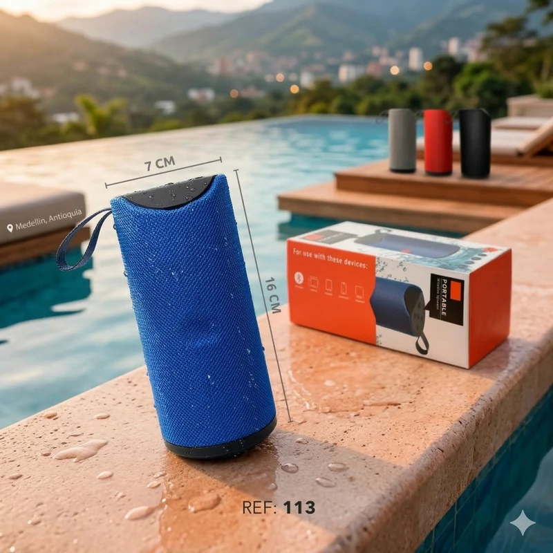 Parlante Bluetooth Unicolor 113 ✨🔊🎨