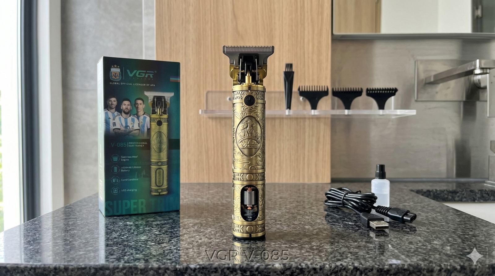 Patillera Profesional VGR V-085 ✨🧔💈