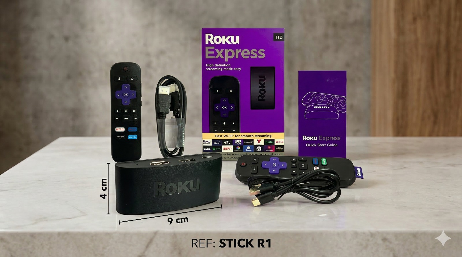 Roku TV Stick R1 HD ✨👾📲