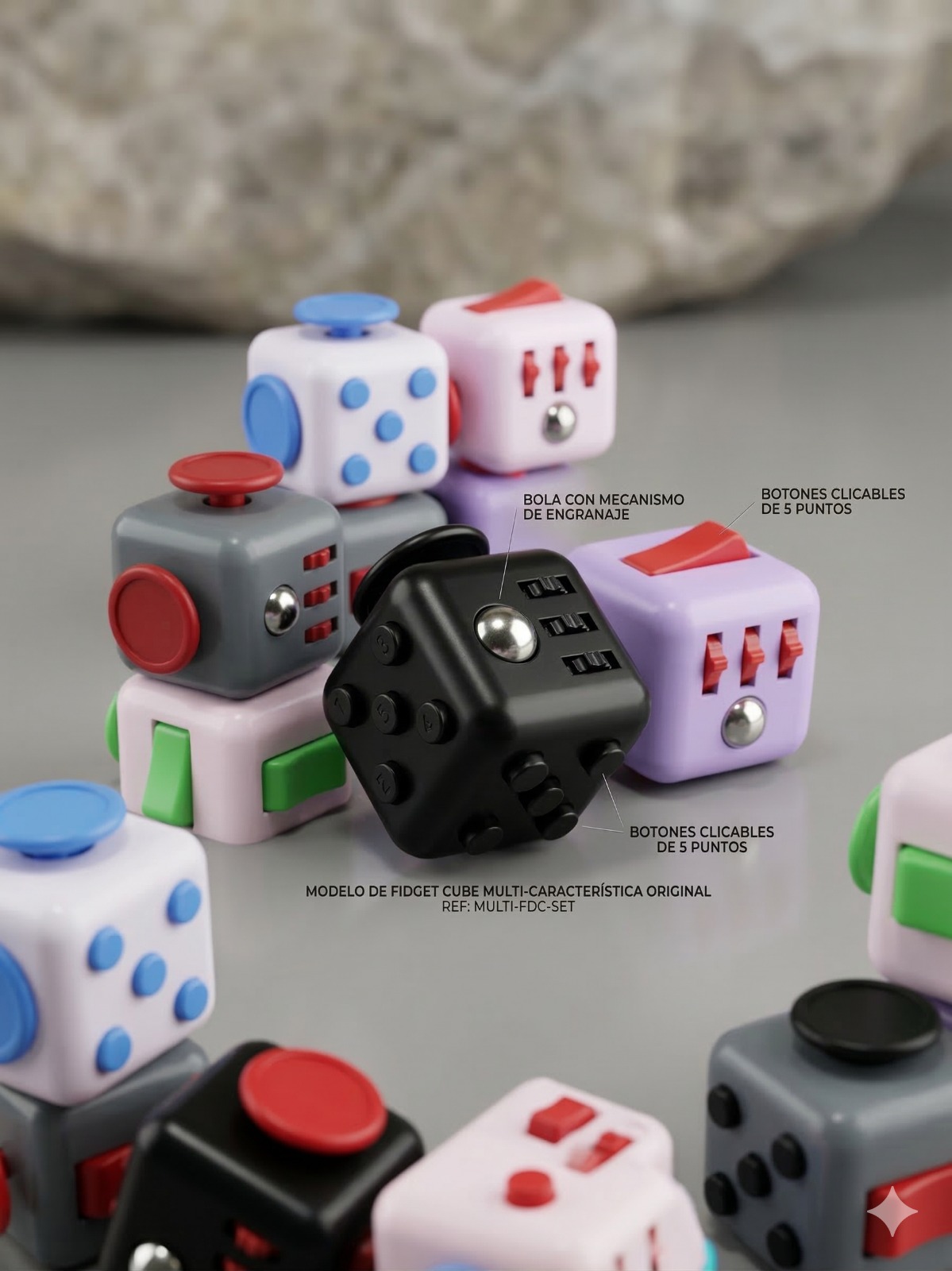 Cubo Antiestrés Premium 💛