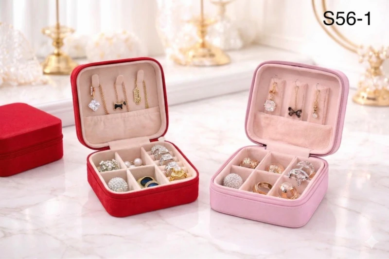 Joyero Cuadrado Premium ✨🩵🌹