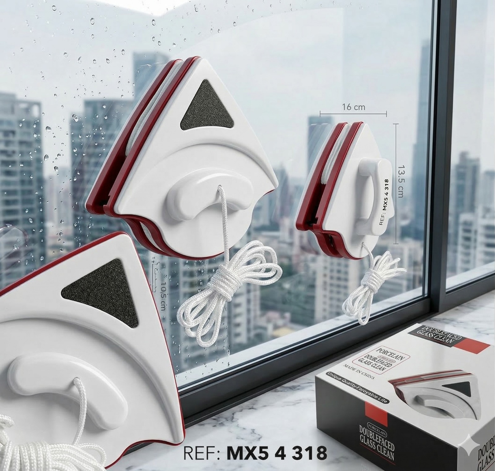 Limpiavidrios Magnético ✨🪟🧲