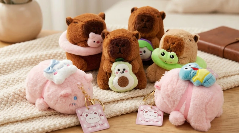 Llavero de Peluche Capybara ✨🐹💖