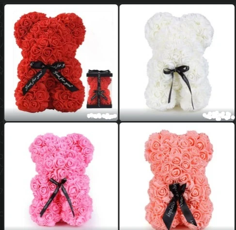 Oso de Flores Eternas ✨🌹