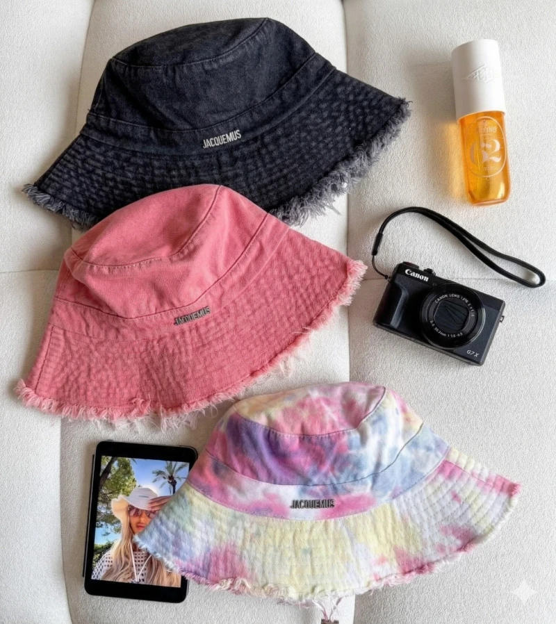 Pava Jacquemus de Lujo ✨👒🩵