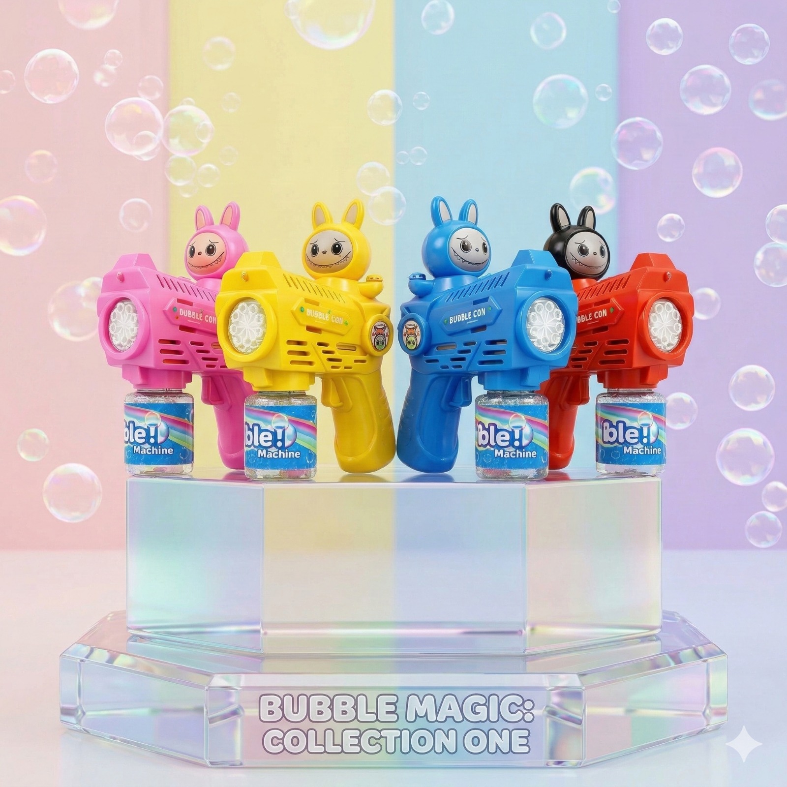 Pistola de Burbujas Masiva "La Bubu" ✨🫧🌀