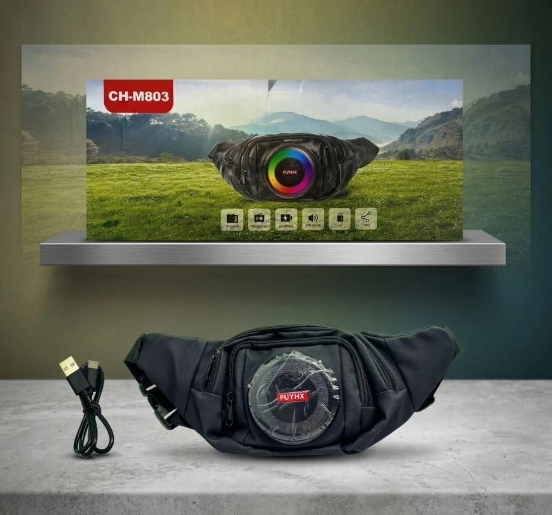 Riñonera con Parlante Bluetooth ✨🎼📲