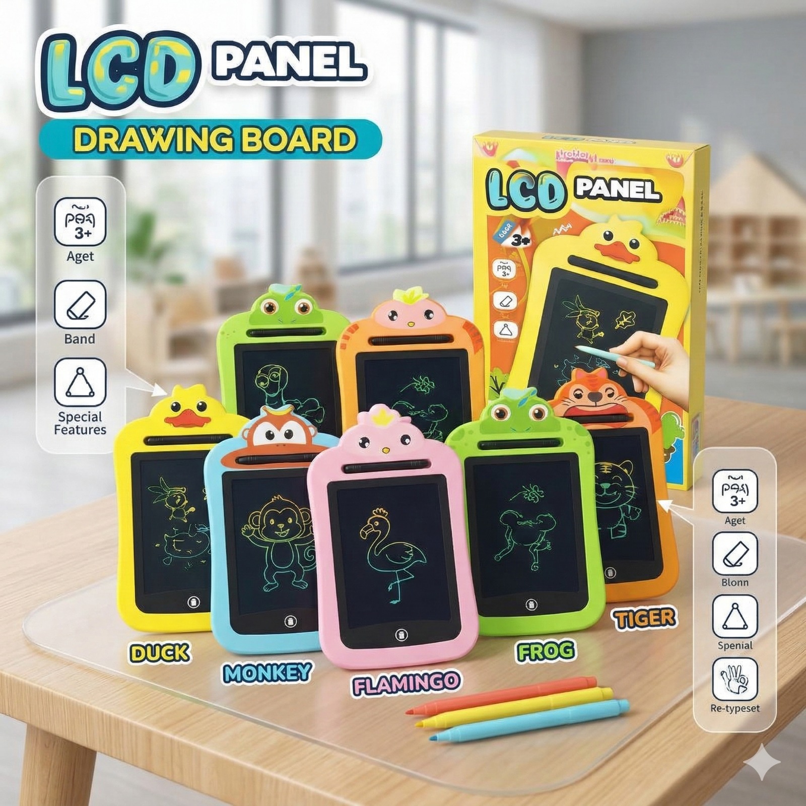 Tablet LCD Magic 🧡