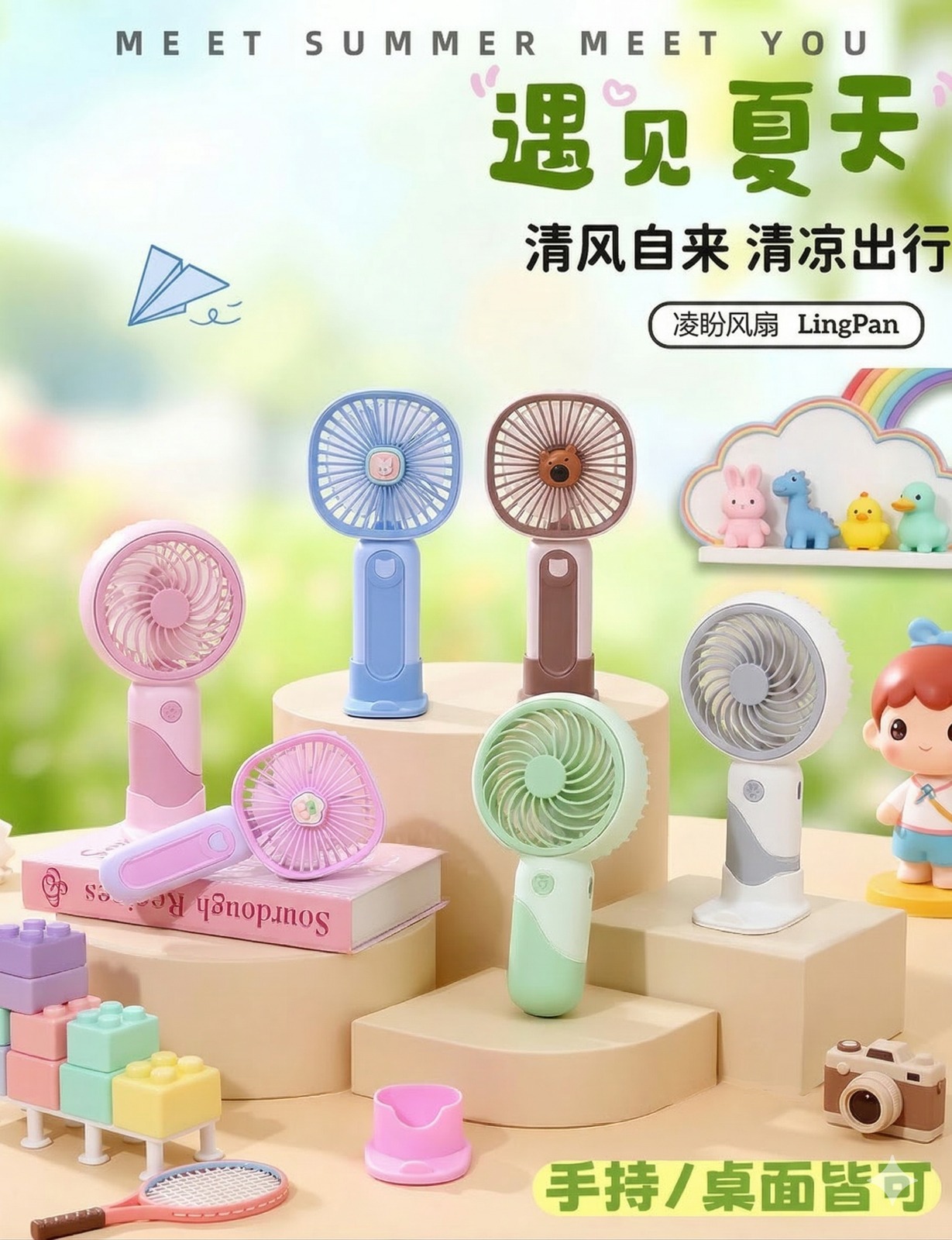 Ventilador Recargable USB ✨💨🔋