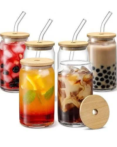 Vaso pitillo vidrio